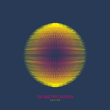 Big data visualization. Artificial Intelligence and Machine Learning Concept Stock Illustration