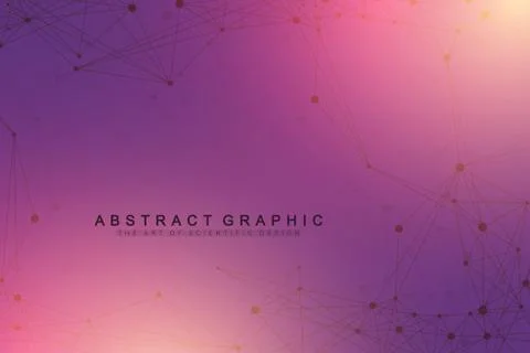 Big data visualization. Artificial Intelligence and Machine Learning Concept Stock Illustration