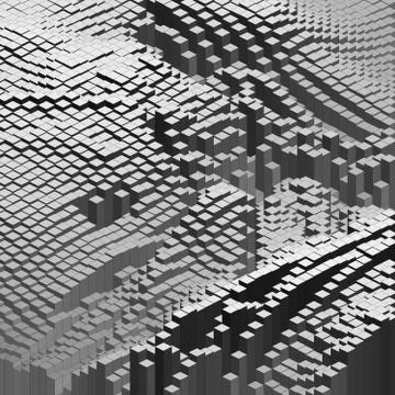 Big data visualization. Artificial intelligence, cryptography infographic Stock Illustration