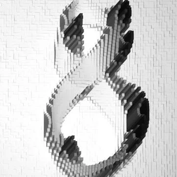 Big data visualization. Artificial intelligence, cryptography infographic イラスト素材