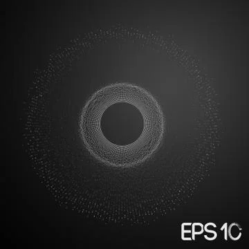 Big data visualization. Background 3d .Big data connection background. Cyber Stockillustratie