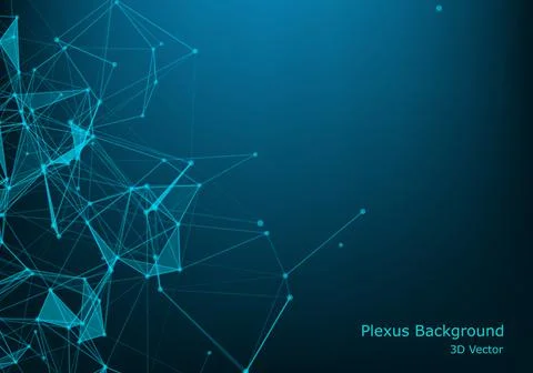 Big Data Visualization Background. Modern futuristic virtual abstract backgro Stock Illustration