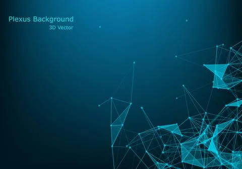 Big Data Visualization Background. Modern futuristic virtual abstract backgro Stock Illustration