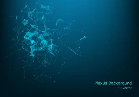 Big Data Visualization Background. Modern futuristic virtual abstract backgro Stock Illustration