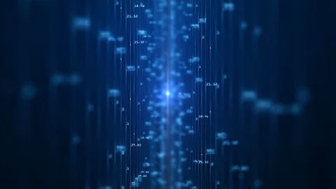 Big data visualization concept. Machine learning algorithms. Analysis of info Stock Footage 109452192