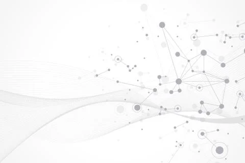 Big data visualization. Graphic abstract background communication. Perspective イラスト素材