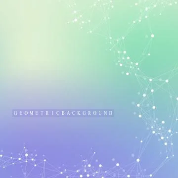 Big data visualization. Graphic abstract background communication. Perspective 스톡 일러스트