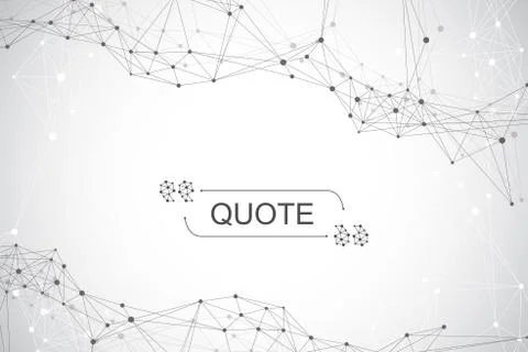 Big data visualization. Graphic abstract background communication. Perspective Stock Illustration