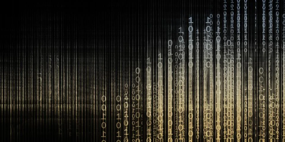 Big Data Visualization Illustrazione stock