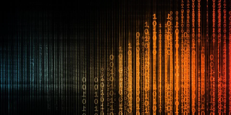 Big Data Visualization 스톡 일러스트