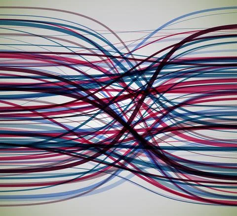 Big data visualization. Information analytics concept. Abstract stream イラスト素材