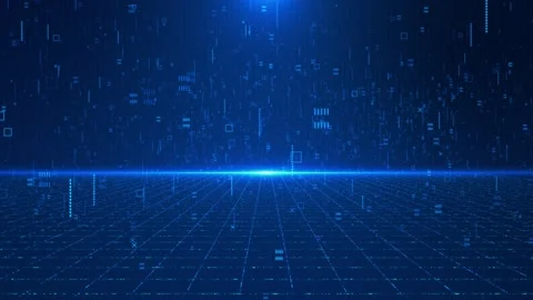 Big data visualization Machine learning concept. Information. Technology data Stock Footage 247444895