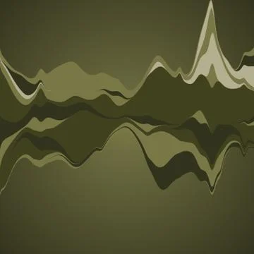 Big data visualization. Streamgraph. Futuristic infographic. Inf Stock Illustration