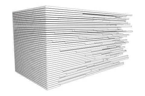 Big data visualization vector concept 스톡 일러스트