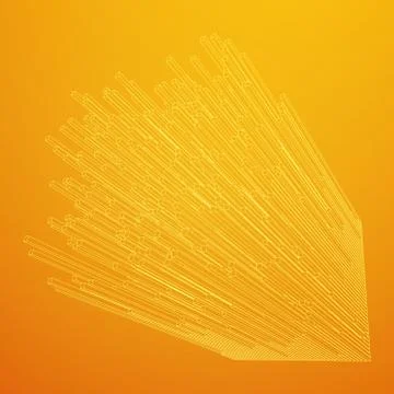 Big data visualization vector concept Stock Illustration