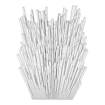 Big data visualization vector concept 스톡 일러스트