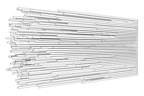 Big data visualization vector concept Stock Illustration