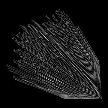 Big data visualization vector concept Stockillustratie