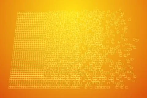 Big data visualization vector concept Stockillustratie