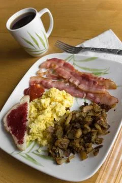 Big Delicious Breakfast Stock Photos