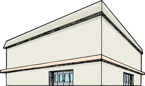 Big Department Store Stock Illustration