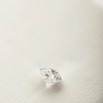 Big diamond in macro shot Stock Photos