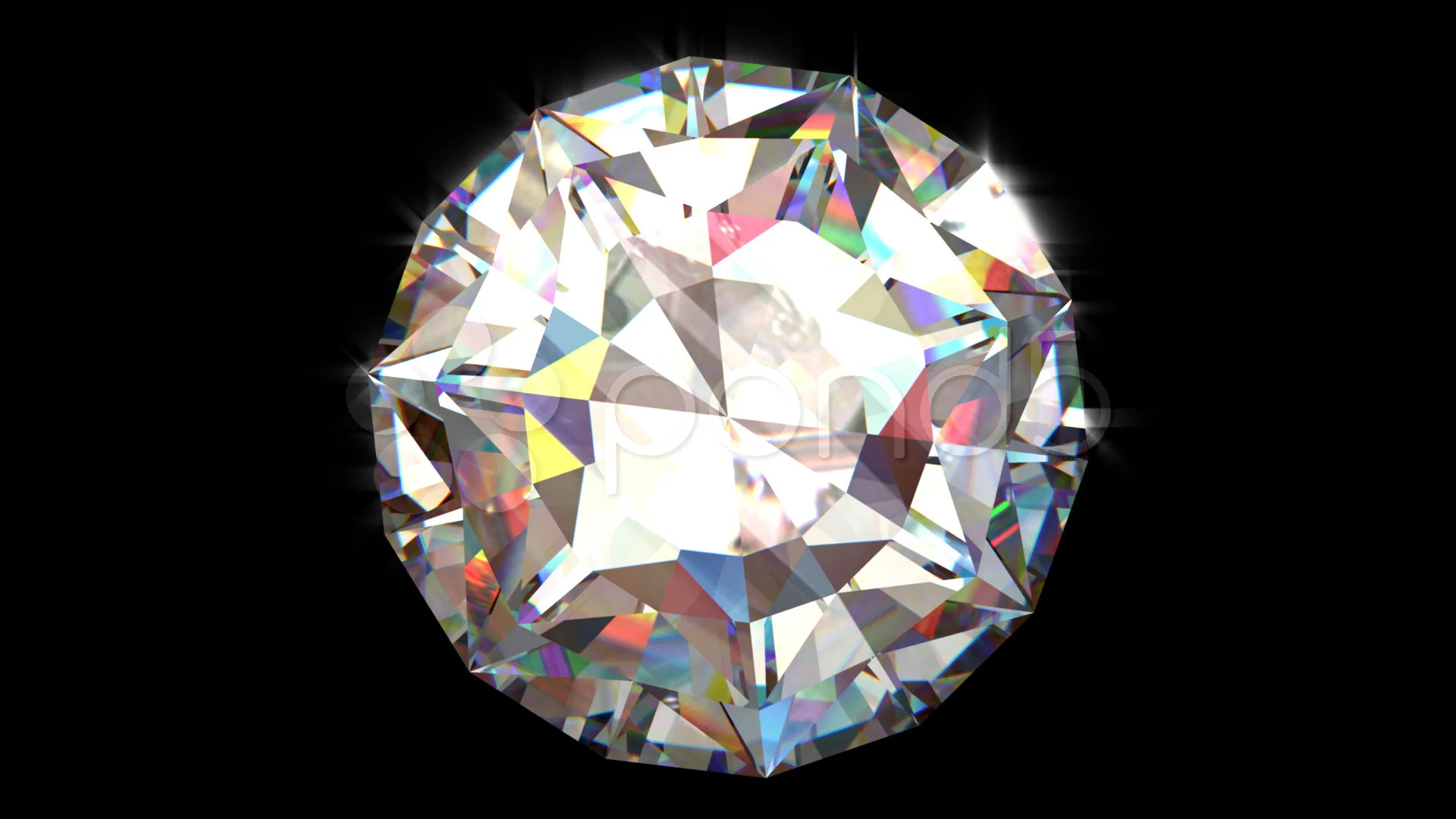sirene åbenbaring komplikationer Big Diamond Top View | Stock Video | Pond5
