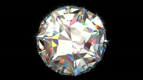 Big Diamond Top View Stock Footage 572925