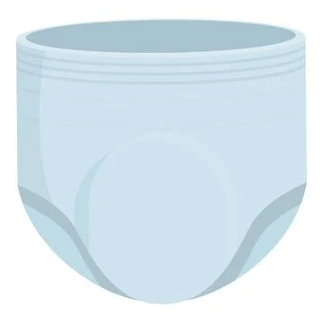 Big diaper icon cartoon vector. Adult health 스톡 일러스트