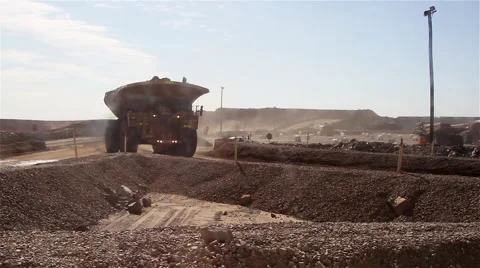 BIg Digger driving Stock Footage 48908411