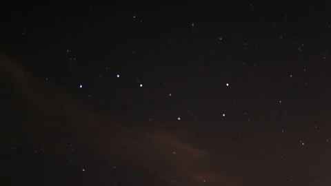 Big dipper constellation Star Trail Stock Footage 115197258