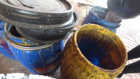 Big Dirty Bins Video stock 82728705