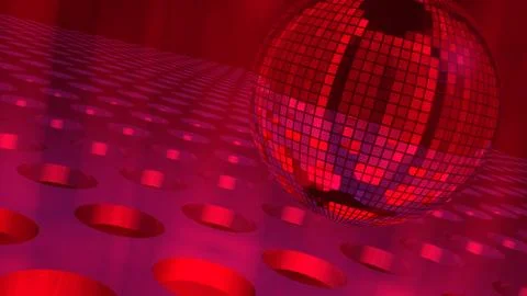 Big Disco Ball Ilustração Stock