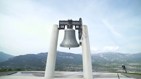 Big doll ringing steadicam slow motion shot Stock Footage 86090817