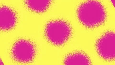 Big Dots Flickering and Scratching Slowly with Changing Loop Motion Background Stock Footage 199449799