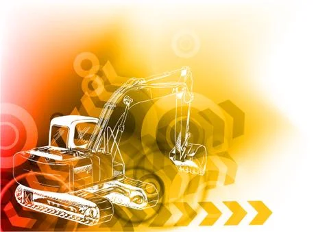 Big dozer 스톡 일러스트