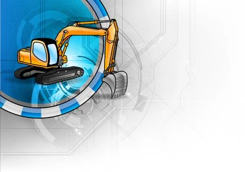 Big dozer Illustrazione stock