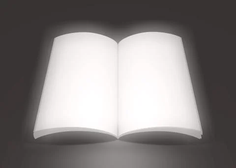 Big dreamy book Stock Illustration