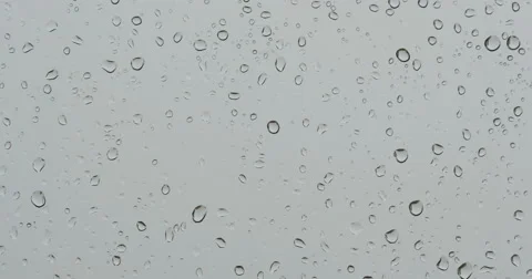 Big drops on the glass Stock Footage 54577392