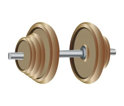 Big dumbbell Stock Illustration