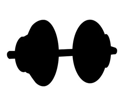 Big dumbbell Stock Illustration