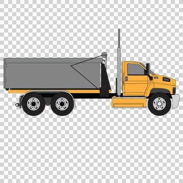 Big dump truck Illustrazione stock