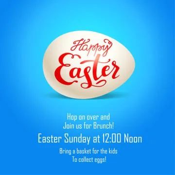 Big Easter egg Stock Illustration