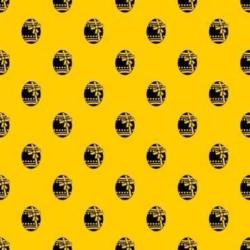 Big easter egg pattern Stock Illustration