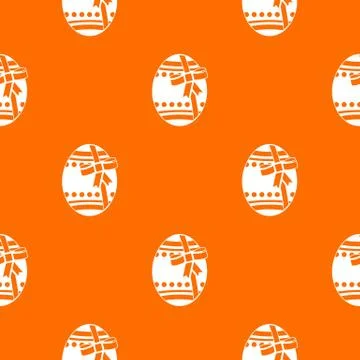 Big easter egg pattern seamless Illustrazione stock