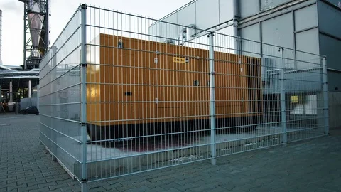 Big electric power generator Stock Footage 69847478