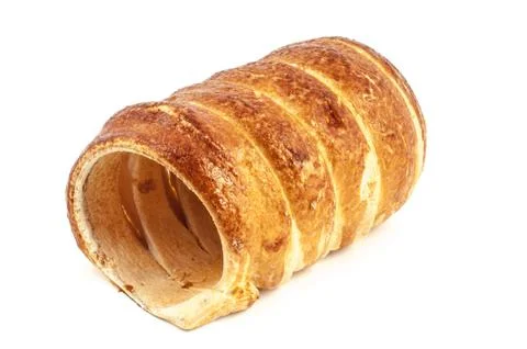 Big empty cannolo Stock Photos