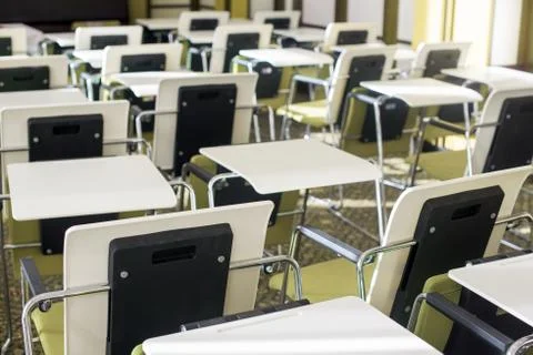 Big empty Classroom Stock Photos