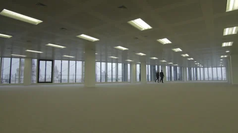 Big Empty Office Space Vídeo Stock 39199344