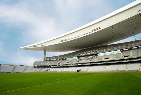 Big empty stadium Stock Photos
